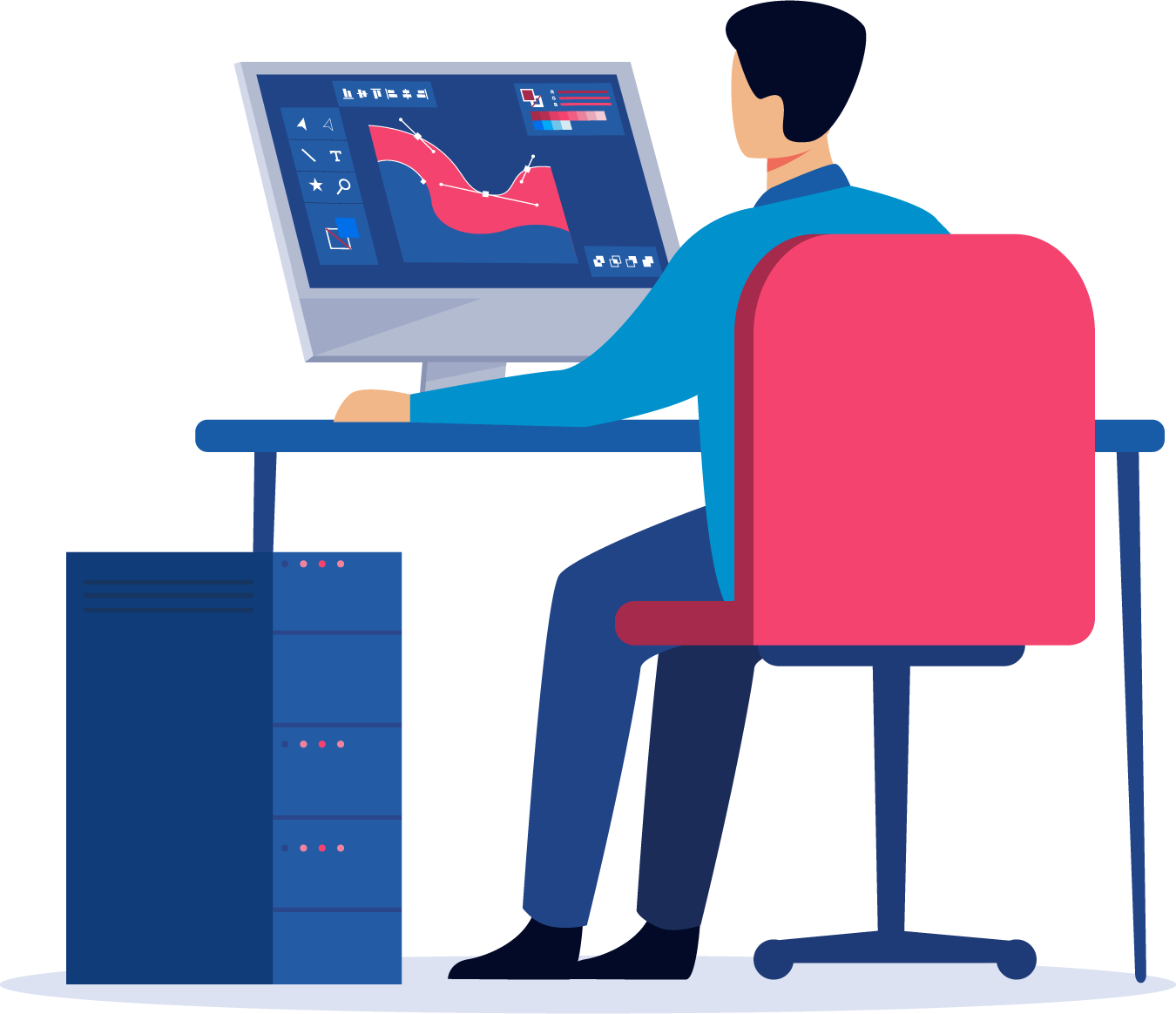 Designer Designing website